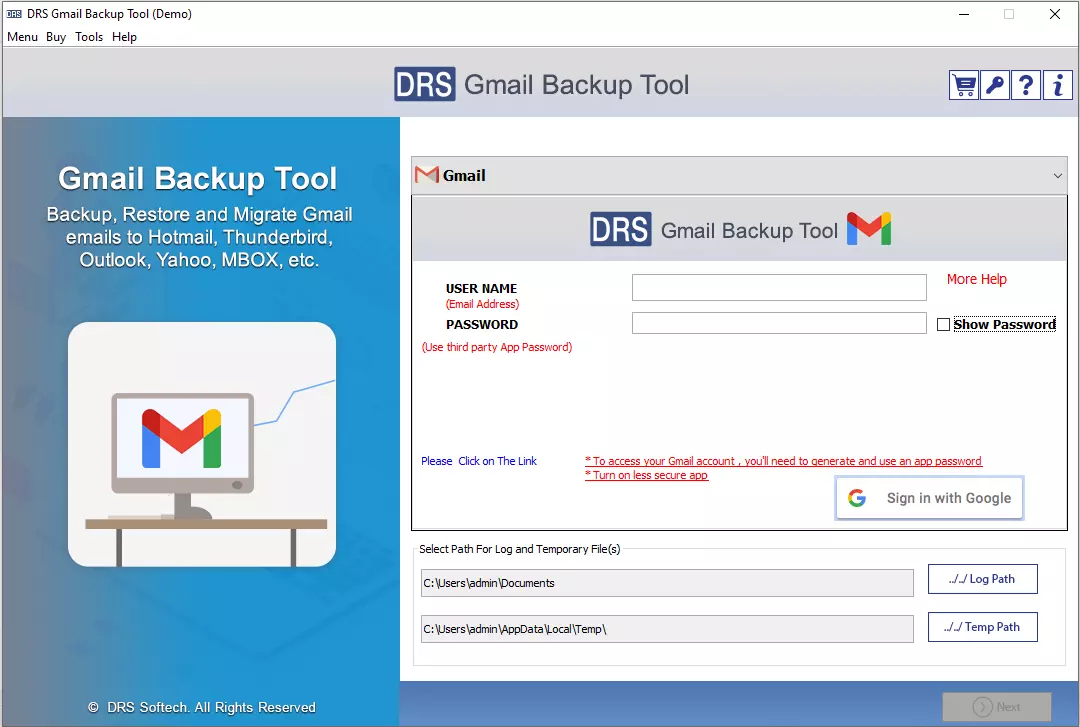 CM Gmail Backup Tool Windows 11 download